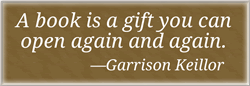 books are gifts quote
