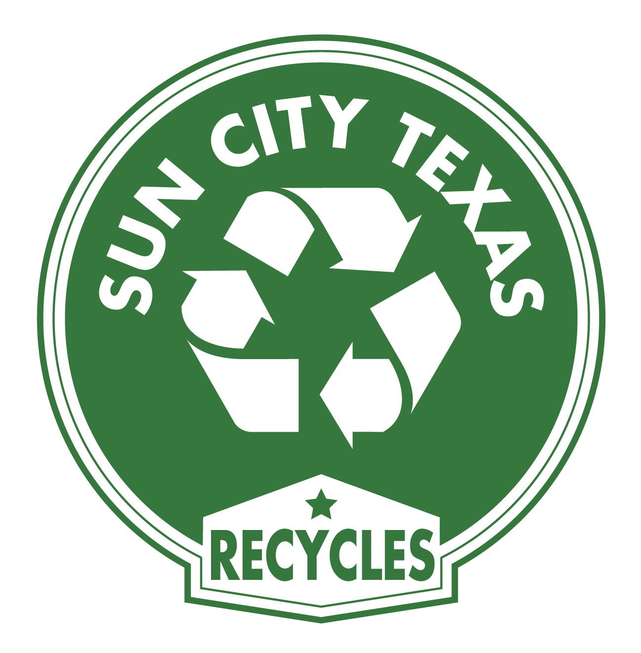 Sun City Recycles logo
